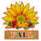 SUNFLOWER FALL PLAQUE FOAM 40CM