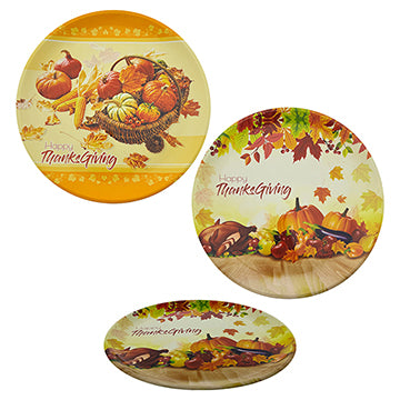 HARVEST PLASTIC PLATE 15IN