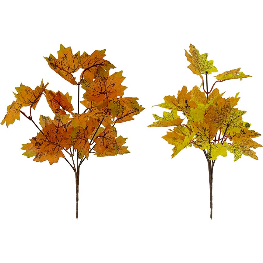 MAPLE LEAF BUSH 30CM 2ASTD