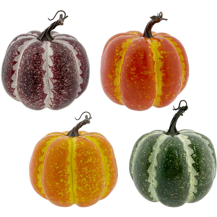 PUMPKIN NET BAG 12X15CM 4COL ASTD