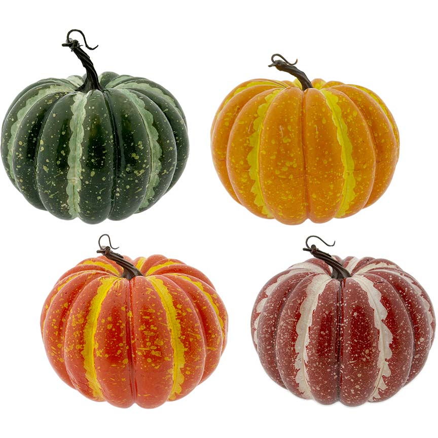 PUMPKIN NET BAG 20X13CM 4COLOR ASSTD