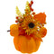 PUMPKIN VELVET DECOR 21CM