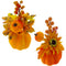 PUMPKIN VELVET DECOR 20CM
