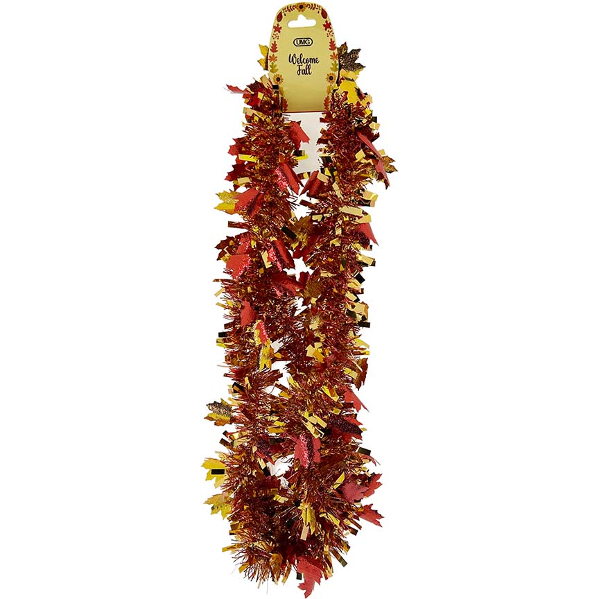 GARLAND THICKCUT W/ MAPLE LEAF 6FT