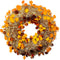 WREATH TINSEL HARVEST 40CM