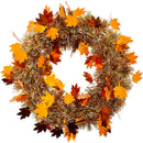 WREATH TINSEL HARVEST 28CM