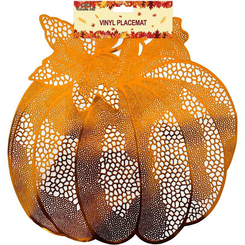 PUMPKIN PLACEMAT HV 16.25IN
