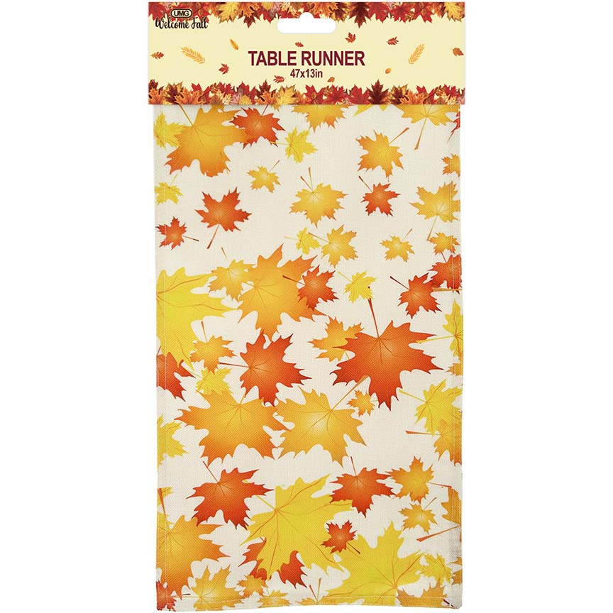TABLE RUNNER MAPLE LEAVE 47INCH