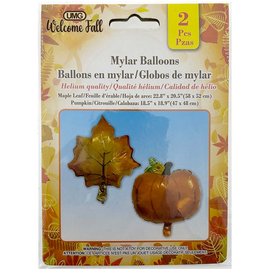 BALLOON 2PC 2 ASSTD STYLES 18.5INCH