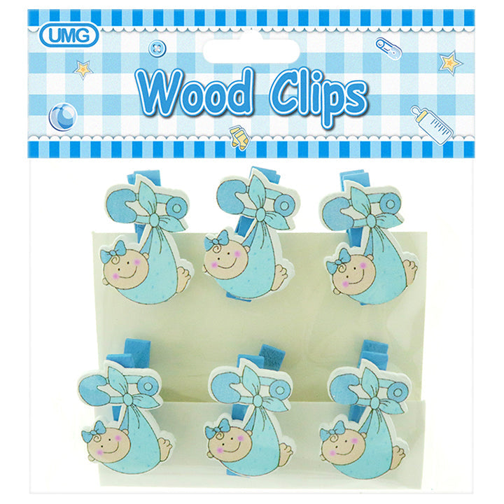 BABY CLIP; BABY 6PK BLUE