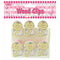 BABY CLIP; BABY W/ BOTTLE 6PK PINK