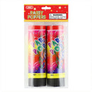 CONFETTI POPPERS; 2PC 15CM