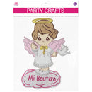 DECORATION ANGEL MI BAUTIZO GIRL PINK MEDIUM 1PC