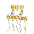 DECORATION LARGE  BALLOONS "1RA COMUNION" GIRL