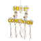 DECORATION LARGE  BALLOONS "1RA COMUNION" GIRL