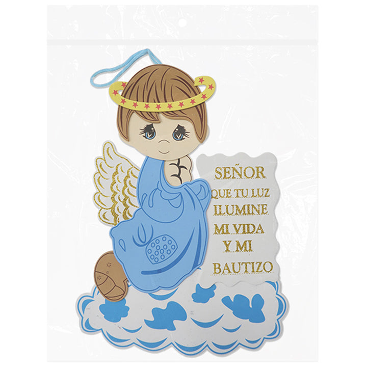 DECORATION ANGEL BOY BLUE