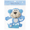 FOAM DECORATION MONKEY BLUE MEDIUM 1PC