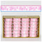 RIBBON DISPLAY 1"x3YRD POLYESTER BEAR PINK