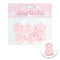 RESIN BIB; 10PK PINK