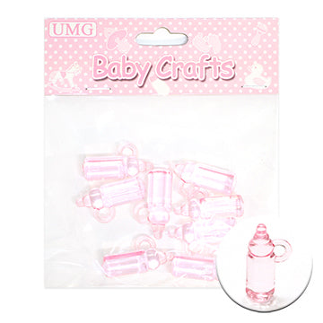 BABY BOTTLE; 8PK 3.5CM PINK