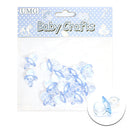 BABY PACIFIER; 14PK 2.5CM BLUE