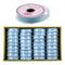 RIBBON POLKA DOT ORGANZA 5/8"x3YDS BLUE