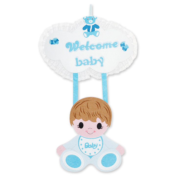 BABY BOY HANGING DECOR; BLUE