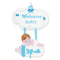 BABY BOTTLE HANGING DECOR; BLUE