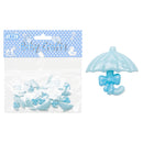 BABY CRAFT UMBRELLA; BLUE 10PC