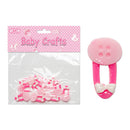 BABY CRAFT DIAPER PIN; PINK 10PC