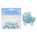 BABY CRAFT STROLLER; BLUE 10PC