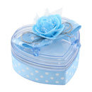 BABY HEART FAVOR BOX; BLUE 8x9x4CM