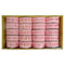 BABY CRAFT; RIBBON 2.5CM 4DESIGNS ASSTD 3YD PINK