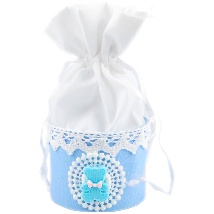 FAVOR TREAT BASKET 1PC LIGHT BLUE