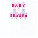 DECOR "BABY SHOWER" SIGN 38*80CM PINK