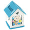 WOOD BABY BEAR TREAT HOUSE BLUE