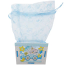 BABY FAVOR SQUARE BOX; BLUE 7*6.5*13CM