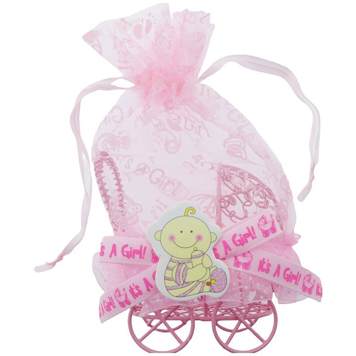 BABY STROLLER GIRL; PINK 7*6*13.5CM