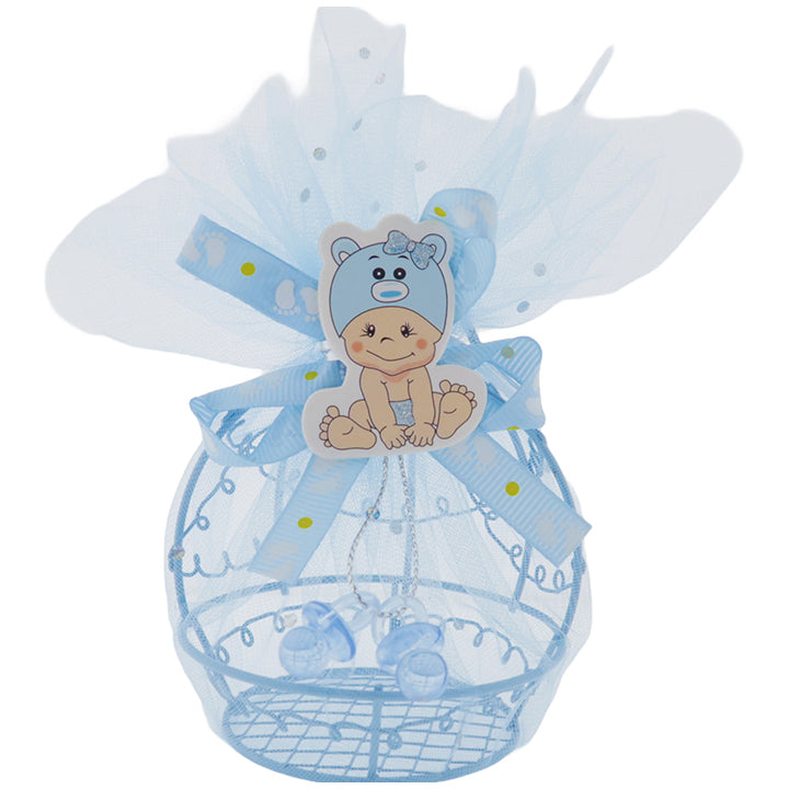 BABY FAVOR CRADDLE BAG; BLUE 8*12.5CM