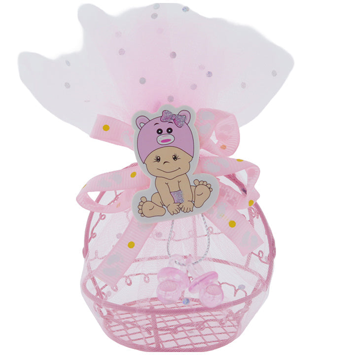 BABY FAVOR CRADDLE BAG; PINK 8*12.5CM