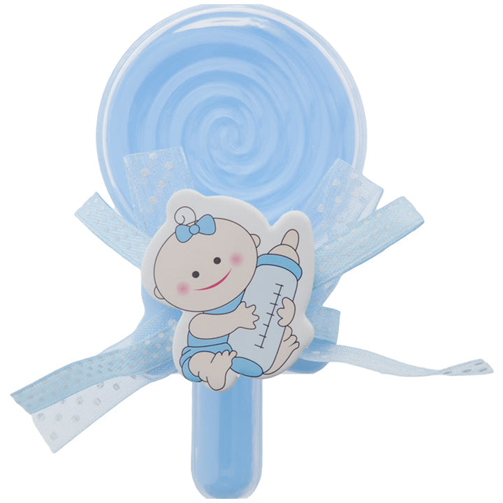 BABY RATTLE BOY; BLUE 5.5*10.5CM