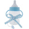 BABY BOTTLE W/HANDLE; BLUE 9*12CM