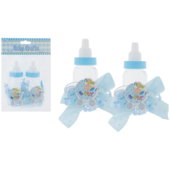 BABY BOTTLE NEW BABY 2PK; BLUE 4*11CM