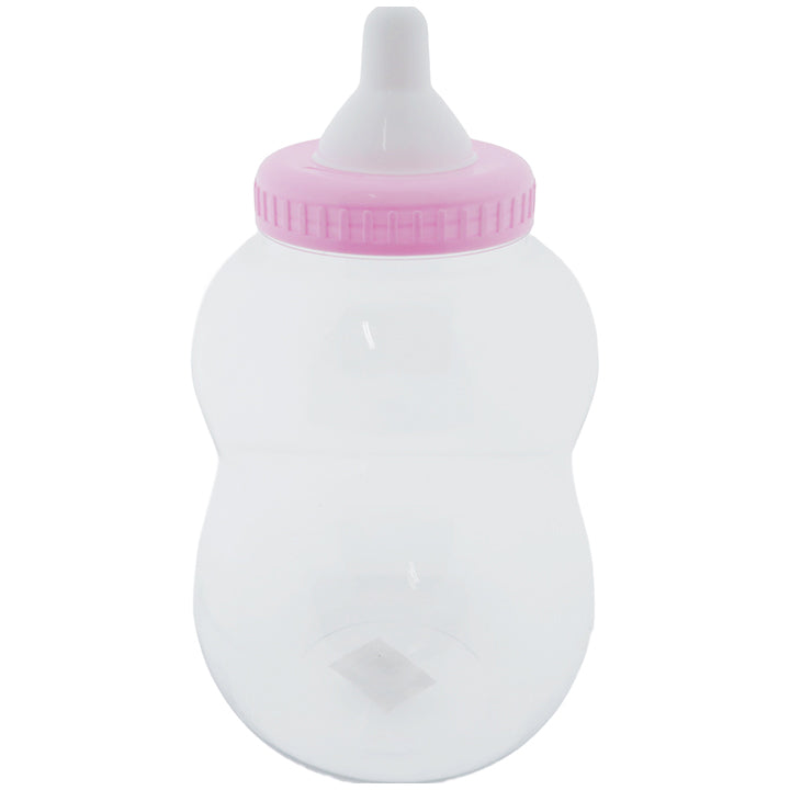 BABY BOTTLE COIN BANK PINK 37CM