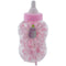 BABY BOTTLE W/RIBBON 50PK GIRL PINK