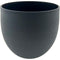 FLOWER POT BLACK 22x20CM