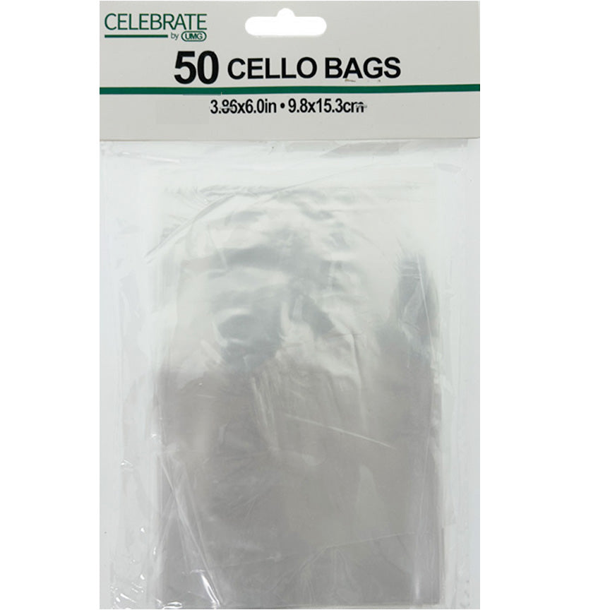 CELLO BAGS 50PK 3.86(W)x6(L) INCH