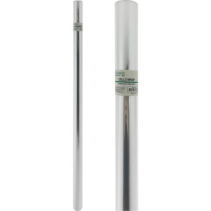 PARTY CELLO WRAP CLEAR ROLL 40inx32.8ft(100cmx10m)
