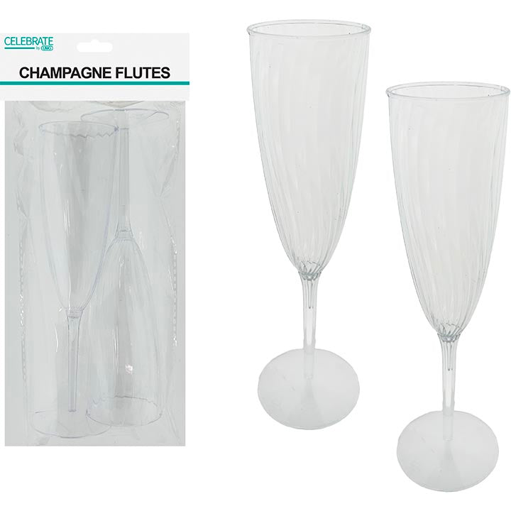 CHAMPAGNE FLUTE 2PC 21X6CM