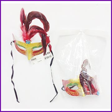 FEATHER MASK LONG